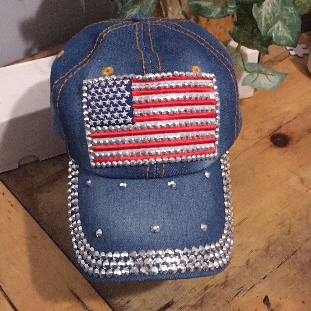Jewel studded baseball cap
